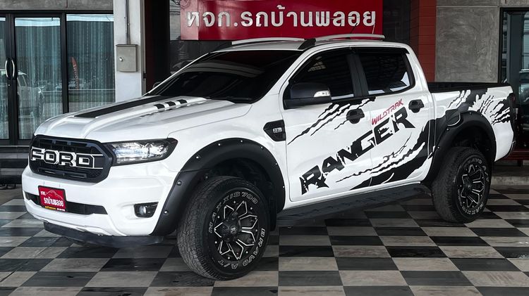 Ford Ranger 2020 2.2 Hi-Rider XLT Pickup ดีเซล ไม่ติดแก๊ส เกียร์ธรรมดา ขาว