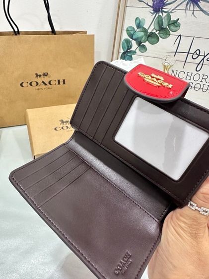 กระเป๋าสตางค์ Coach ใบสั้น  รูปที่ 4