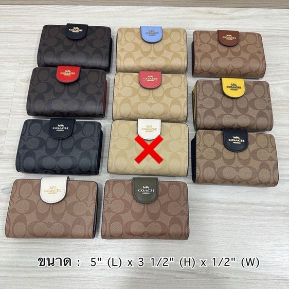 กระเป๋าสตางค์ Coach ใบสั้น  รูปที่ 17