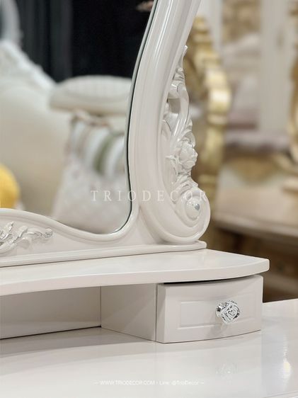 MAFALDA-III CLASSIC DRESSING TABLE โต๊ะเครื่องแป้งสไตล์วินเทจ เจ้าหญิง รุ่น มาเฟลดา 3 รูปที่ 11