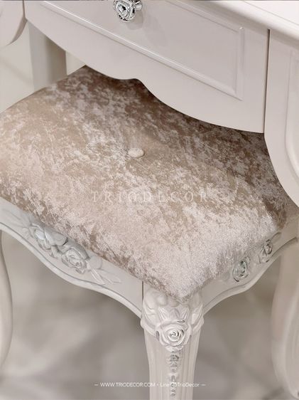 MAFALDA-III CLASSIC DRESSING TABLE โต๊ะเครื่องแป้งสไตล์วินเทจ เจ้าหญิง รุ่น มาเฟลดา 3 รูปที่ 15