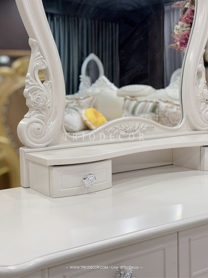 MAFALDA-III CLASSIC DRESSING TABLE โต๊ะเครื่องแป้งสไตล์วินเทจ เจ้าหญิง รุ่น มาเฟลดา 3 รูปที่ 10