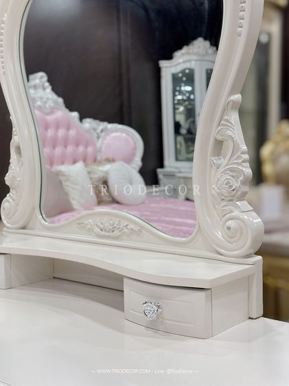 MAFALDA-III CLASSIC DRESSING TABLE โต๊ะเครื่องแป้งสไตล์วินเทจ เจ้าหญิง รุ่น มาเฟลดา 3 รูปที่ 8