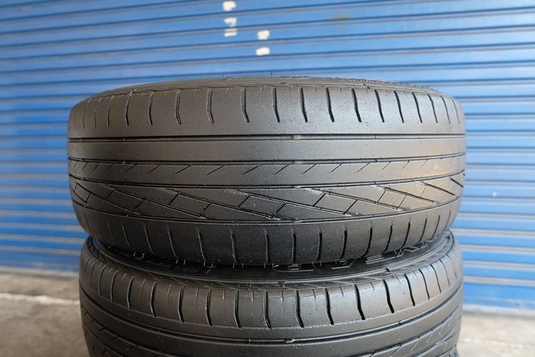 🌷 ล้อ Vios 16นิ้ว  ล้อสวยสีเดิม แถมยาง Goodyear 185 55R16 ปี21  รูปที่ 4