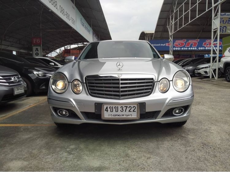 Mercedes-Benz E-Class 2008 E200 Kompressor Sedan เบนซิน NGV เกียร์อัตโนมัติ บรอนซ์เงิน รูปที่ 3