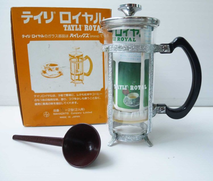 TAYLI ROYAL PYREX เครื่องชงชากาแฟแบบกด COFFEE PRESS VINTAGE JAPAN รูปที่ 2