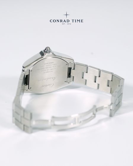 Cartier Roadster 3312 Silver Roman Dial Stainless steel 2012 40 mm. Fullset  รูปที่ 14