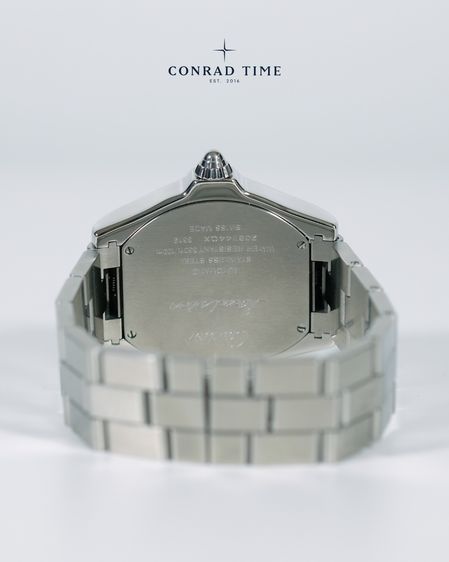 Cartier Roadster 3312 Silver Roman Dial Stainless steel 2012 40 mm. Fullset  รูปที่ 8