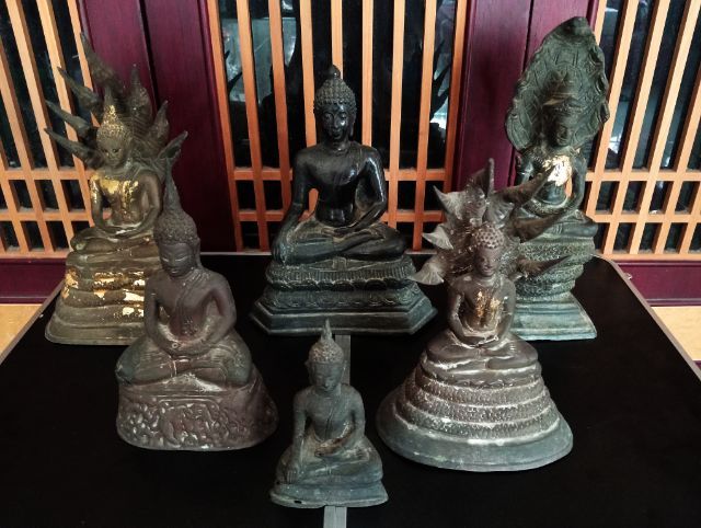 เหมา 6 องค์ พระบูชาเนื้อสัมฤทธิ์ทองเหลืองทองแดง ขายเหมา 6 องค์เก่าโบราณ รูปที่ 11