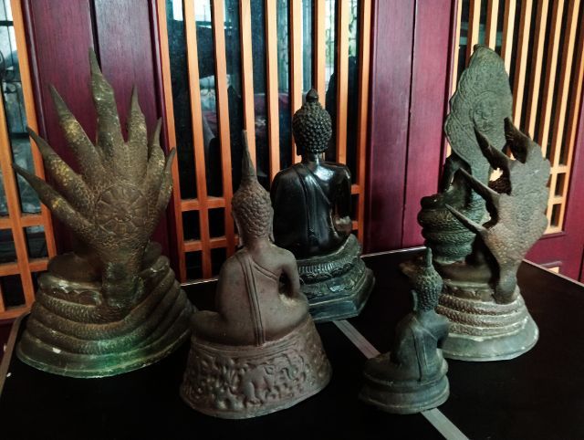 เหมา 6 องค์ พระบูชาเนื้อสัมฤทธิ์ทองเหลืองทองแดง ขายเหมา 6 องค์เก่าโบราณ รูปที่ 12