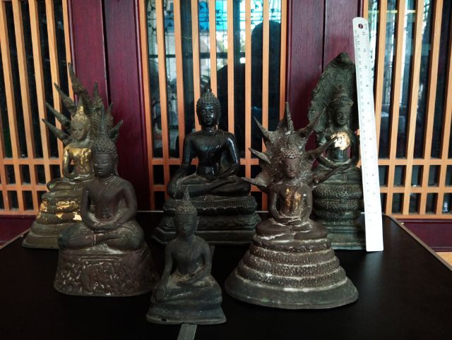 เหมา 6 องค์ พระบูชาเนื้อสัมฤทธิ์ทองเหลืองทองแดง ขายเหมา 6 องค์เก่าโบราณ รูปที่ 6