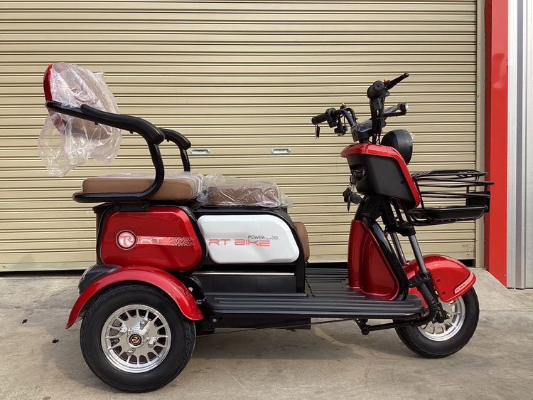 รถสามล้อไฟฟ้า ปรับได้ 3 ระดับ รุ่น RT DT1000  . มอเตอร์ 1000 w(blushiess)  48v  12ah       แบตแห้ง 12v 12ah 4ลูก รูปที่ 8