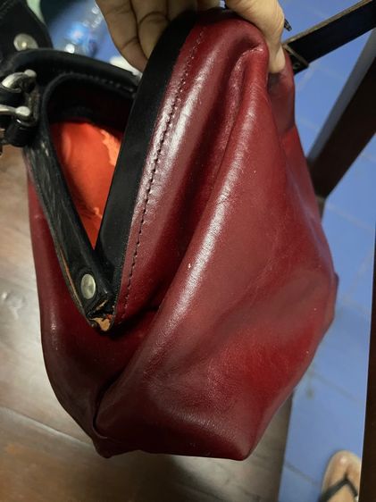 กระเป๋าหนังแท้ cecile jeanne paris frame bag รูปที่ 7