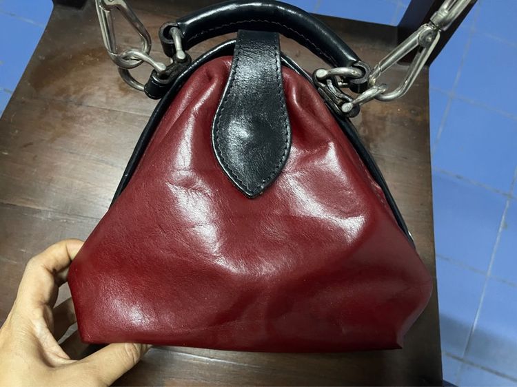 กระเป๋าหนังแท้ cecile jeanne paris frame bag รูปที่ 8
