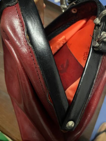 กระเป๋าหนังแท้ cecile jeanne paris frame bag รูปที่ 6