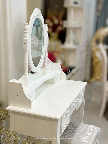 โต๊ะเครื่องแป้งเจ้าหญิง วินเทจ รุ่น OLIVIA I โอลิเวีย-1 รูปที่ 5