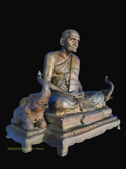 พระบูชาหลวงพ่อเงิน รุ่นช้างคู่ ปี 26 ขนาดหน้าตัก 5 นิ้ว รูปที่ 5