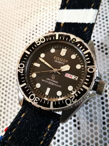 CITIZEN Crystron Quartz 150m. รูปที่ 11