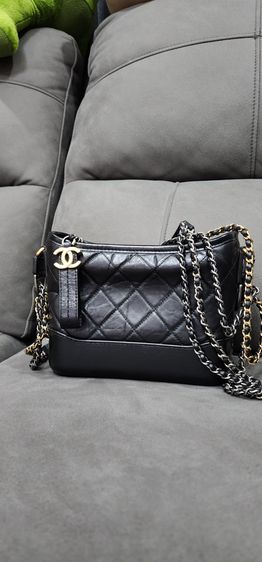 หนังแท้ หญิง ดำ Chanel gabrielle small