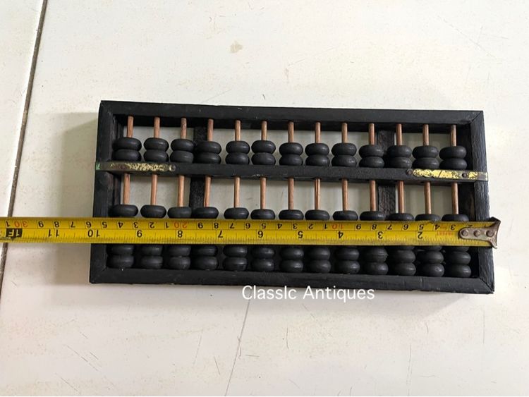 ลูกคิดจิ๋ว 13ราง โบราณเก่าสะสมC4 รูปที่ 6