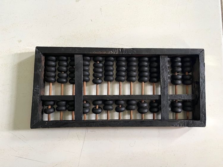 ลูกคิดจิ๋ว 13ราง โบราณเก่าสะสมC4 รูปที่ 4