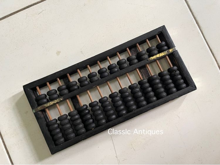 ลูกคิดจิ๋ว 13ราง โบราณเก่าสะสมC4 รูปที่ 2