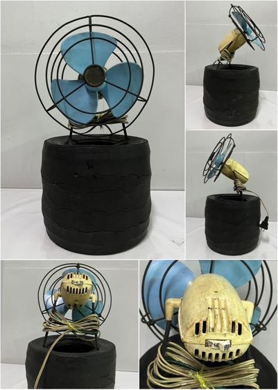 พัดลมรุ่นเก่า ตั้งโต๊ะ ตัวเล็ก  24x25cm รูปที่ 2