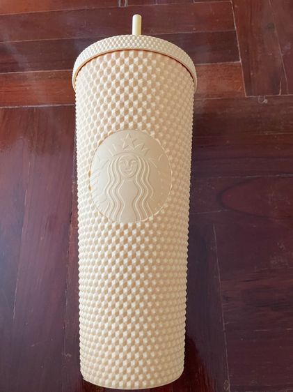 ขายแก้วสตาบัคหนามสีเหลือง สินค้าใหม่พร้อมถุงผ้า