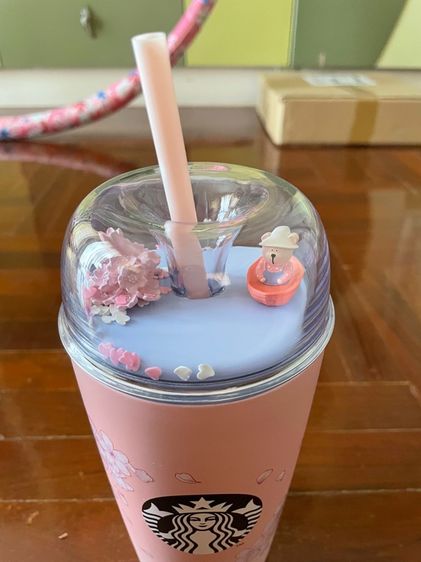 ขายแก้วสตาบัค cherry blossom secret garden สีชมพู สินค้าใหม่ยังไม่ผ่านการใช้งาน รูปที่ 2