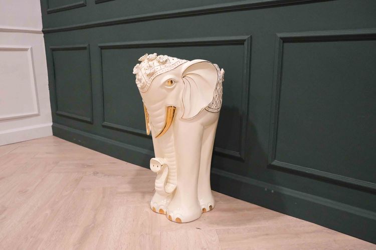 แท่นวางดอกไม้ตกแต่งบ้าน สไตล์หรูหรา รูปช้าง รูปที่ 3