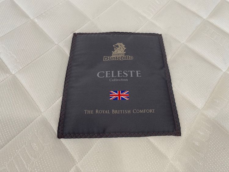 เตียง 6 ฟุต โครงไม้ สีดำ ที่นอน ยี่ห้อ Dunlopillo รุ่น Celeste รูปที่ 6