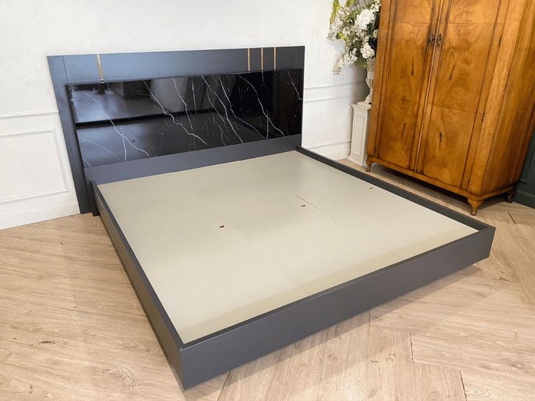 เตียง 6 ฟุต โครงไม้ สีดำ ที่นอน ยี่ห้อ Dunlopillo รุ่น Celeste รูปที่ 8