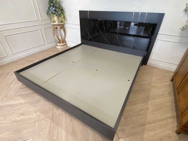 เตียง 6 ฟุต โครงไม้ สีดำ ที่นอน ยี่ห้อ Dunlopillo รุ่น Celeste รูปที่ 7