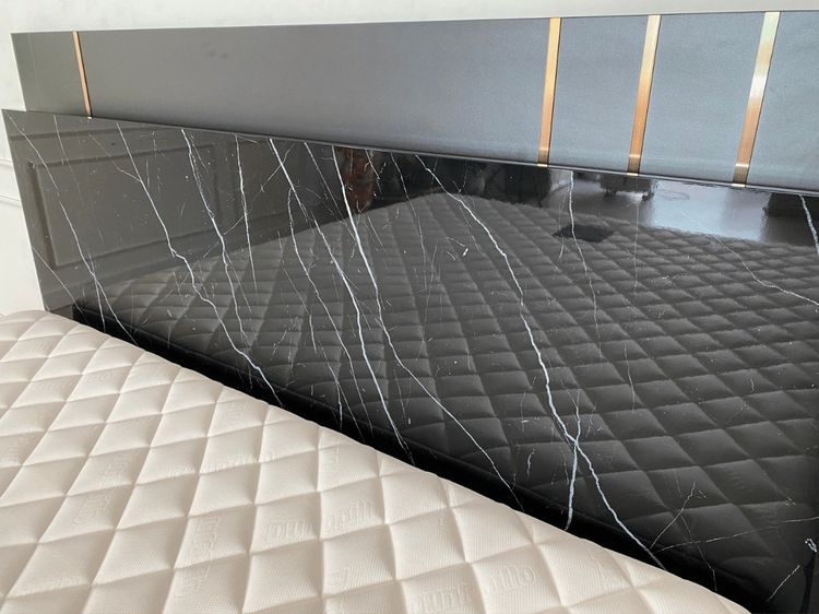 เตียง 6 ฟุต โครงไม้ สีดำ ที่นอน ยี่ห้อ Dunlopillo รุ่น Celeste รูปที่ 11