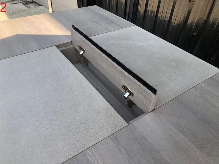 โต๊ะทำงานผู้บริหาร พร้อมตู้เอกสาร ขาเหล็ก สีน้ำตาล รูปที่ 8