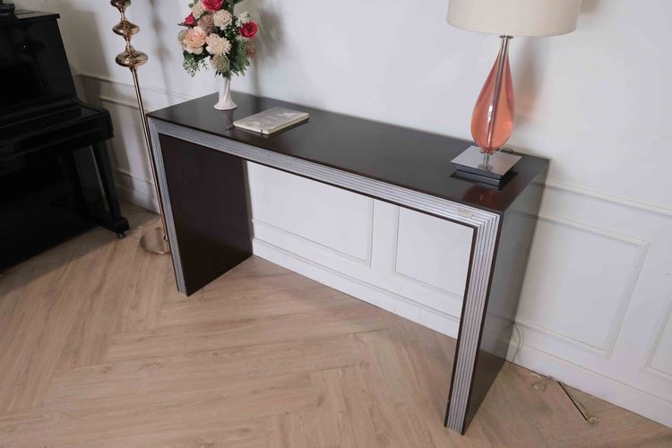 โต๊ะโชว์ โต๊ะตั้งโชว์ของตกแต่งบ้าน โต๊ะอเนกประสงค์ โครงไม้ งานเกรดโรงแรม รูปที่ 3