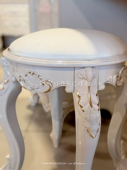 AURORA-I CLASSIC DRESSING TABLE โต๊ะเครื่องแป้งเจ้าหญิง วินเทจ รุ่น ออโรร่า 1 รูปที่ 10
