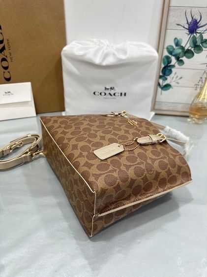 Coach Tote Bag ( 10" ) รูปที่ 8
