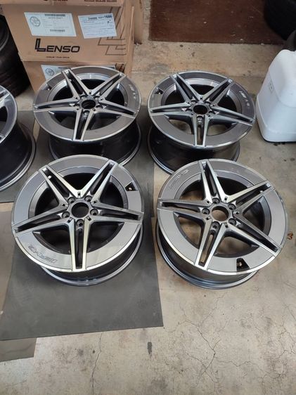 อื่นๆ แม็กนีเซียมอัลลอย ล้อเบ็นซ์ ล้อBenz C-Class W206 AMG แท้ ลาย 5 ก้านคู่ ขอบ18" ใส่ Benz ได้หลายรุ่น