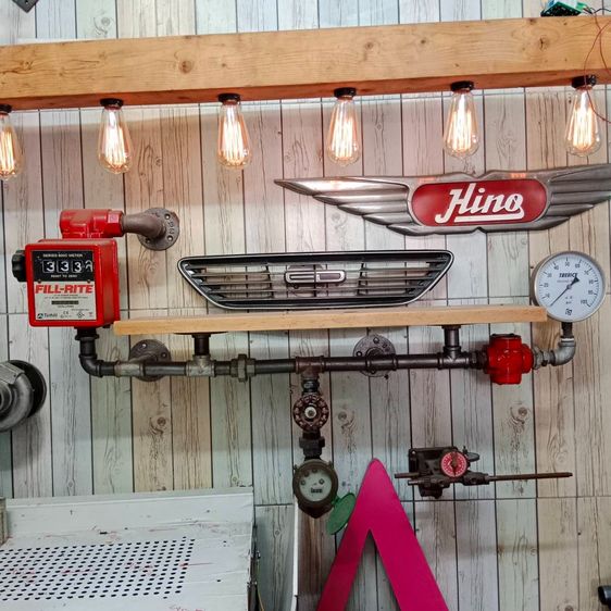 ขายโคมไฟ DIY Turbo โคมไฟขอนไม้ รูปที่ 8