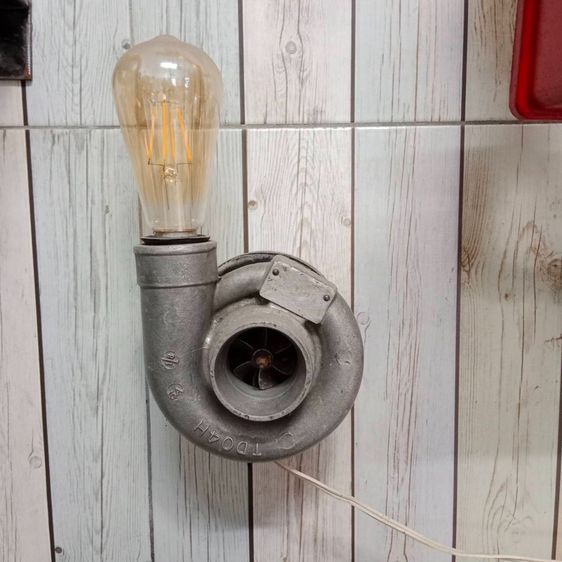 ขายโคมไฟ DIY Turbo โคมไฟขอนไม้ รูปที่ 12
