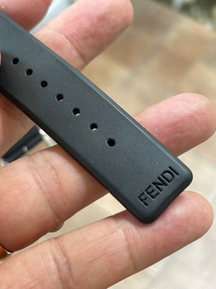 FENDI Bussola Bubble Red Watch Authentic Vintage Red Black Silver tone Watch รูปที่ 10