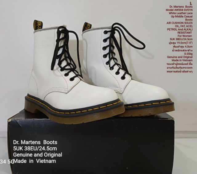 Dr.Martens Boots for Women 5UK 38EU(24.5cm) Original ของแท้ มือ 2 สภาพใกล้เคียงของใหม่, รองเท้าบู้ท Dr.Martens หนังแท้ พื้นเต็ม งดงามมาก รูปที่ 3