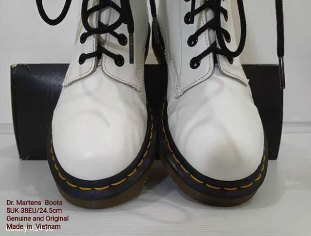 Dr.Martens Boots for Women 5UK 38EU(24.5cm) Original ของแท้ มือ 2 สภาพใกล้เคียงของใหม่, รองเท้าบู้ท Dr.Martens หนังแท้ พื้นเต็ม งดงามมาก รูปที่ 6