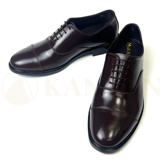 KANKUN Cap-Toe Oxford รองเท้าคัทชูผู้ชาย หนังวัวแท้ เกรดพรีเมี่ยม ทรงเรียบหรู สวยดีไซน์ทันสมัย แบบผูกเชือก หนังนิ่ม พื้นนุ่มพิเศษ รูปที่ 6