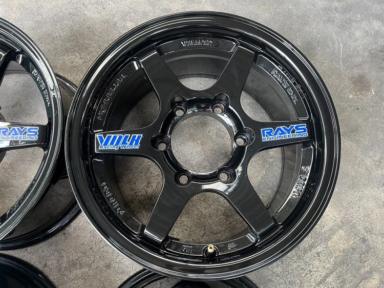 ✨ล้อแม็ก✨6รู139 TE37 DRIFT ขอบ 15 สีดำ💖สวยมาก💖 รูปที่ 5