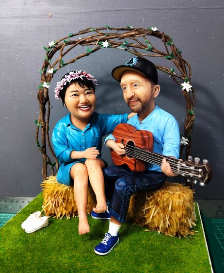 รับปั้นตุ๊กตาหน้าเหมือน ตุ๊กตาล้อเลียน รูปที่ 2