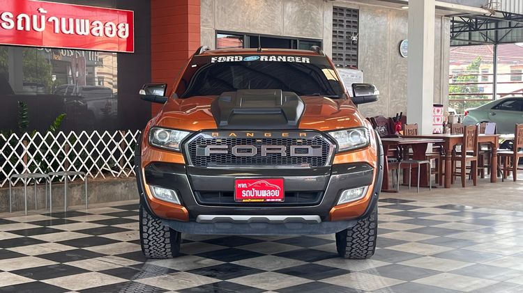 Ford Ranger 2018 2.2 Hi-Rider Wildtrak Pickup ดีเซล ไม่ติดแก๊ส เกียร์อัตโนมัติ ส้ม รูปที่ 2