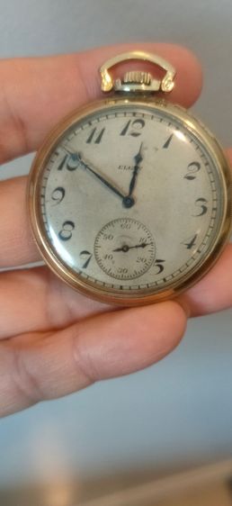 นาฬิกาพก โบราณวินเทจ แบรนด์ ELGIN ขนาด 44มม  รูปที่ 4