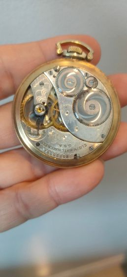 นาฬิกาพก โบราณวินเทจ แบรนด์ ELGIN ขนาด 44มม  รูปที่ 15